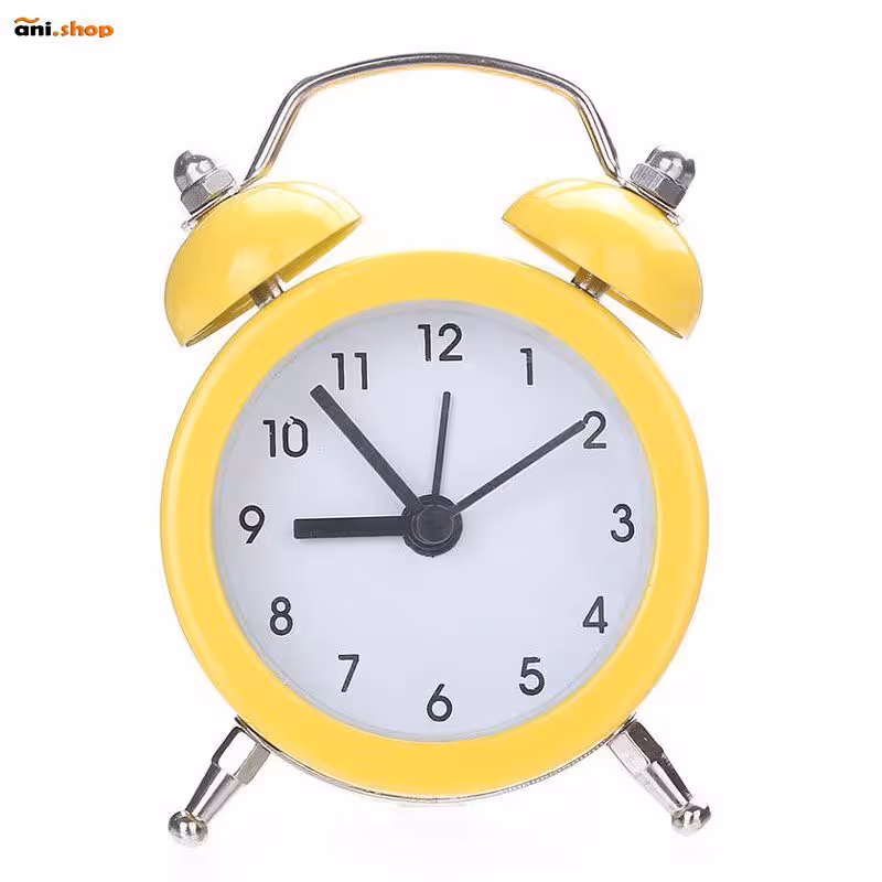 ساعت زنگدار رومیزی فانتزی کوچک رنگی