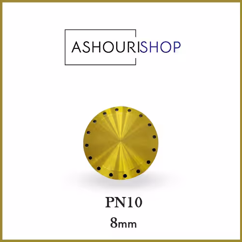 فلنج کور آهنی دو رو تراش PN10 ضخامت 8mm سایز 6 اینچ