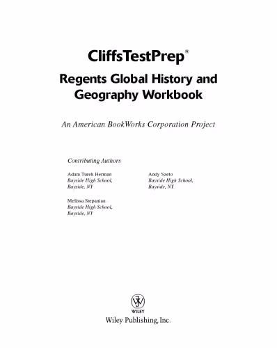 خرید و دانلود نسخه کامل کتاب CliffsTestPrep Regents Global History and Geography Workbook