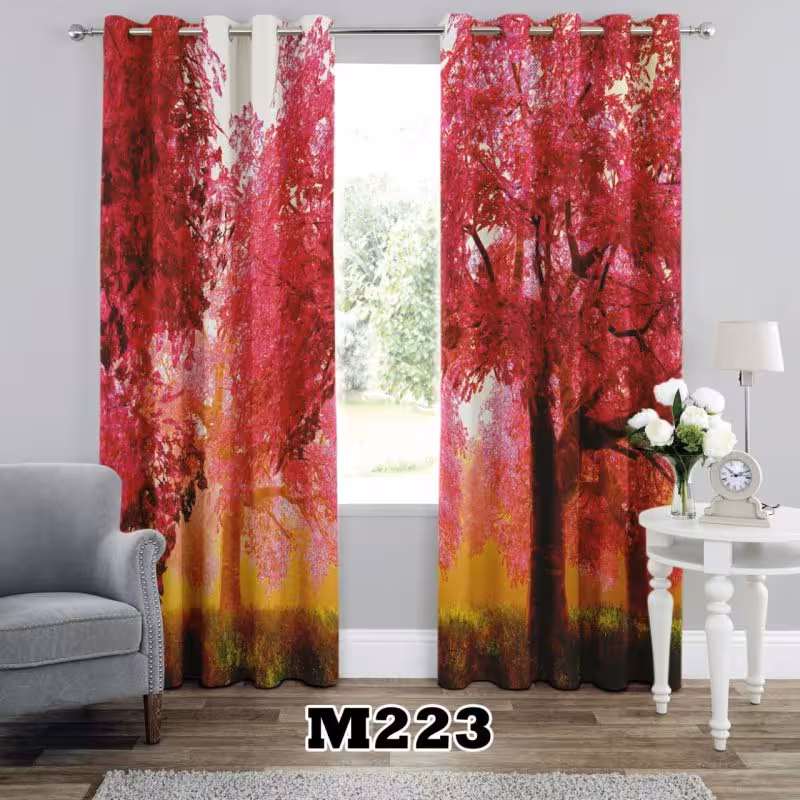 پرده سه بعدی طرح طبیعت