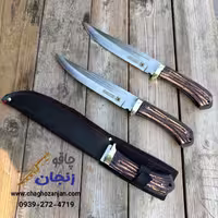 چاقو شکاری حیدری تیغه ضد زنگ 30 سانت باغلاف