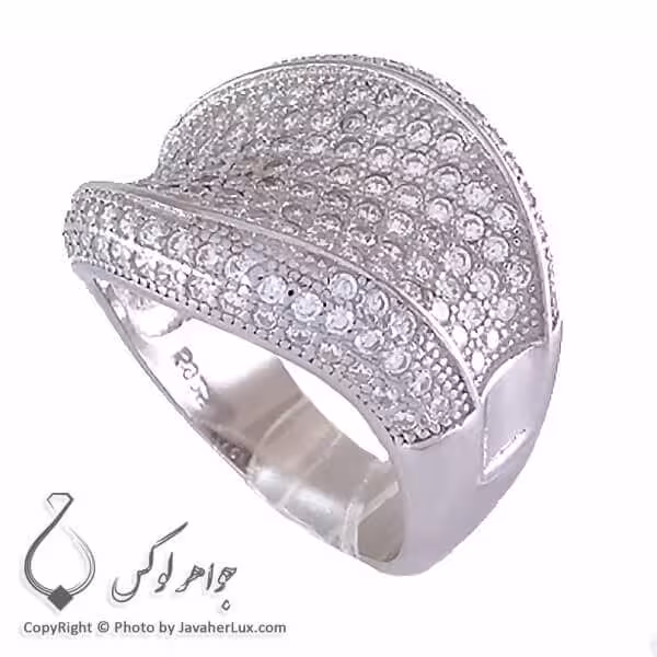 انگشتر میکروستینگ نقره زنانه _ کد : 100193