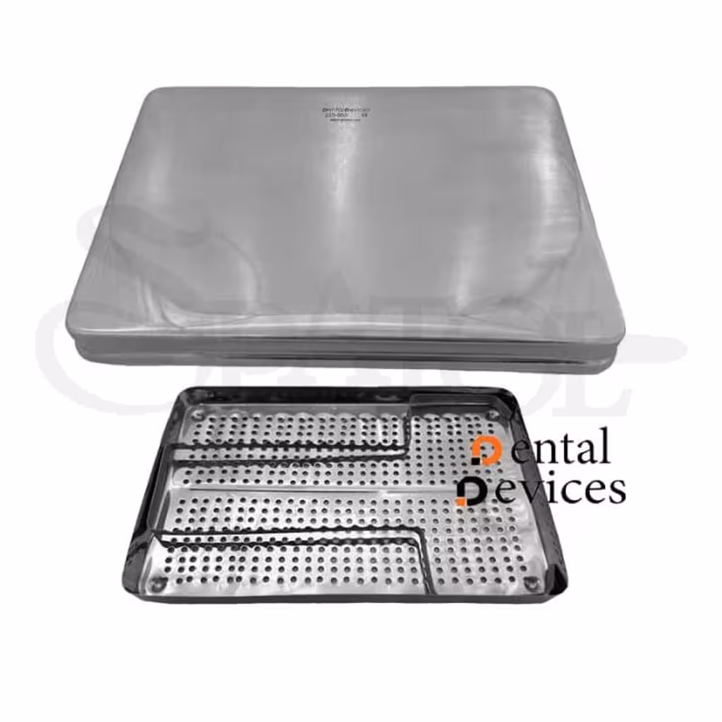 سینی درب دار (سوراخ دار و بدون سوراخ) دنتال دیوایسDental Devices