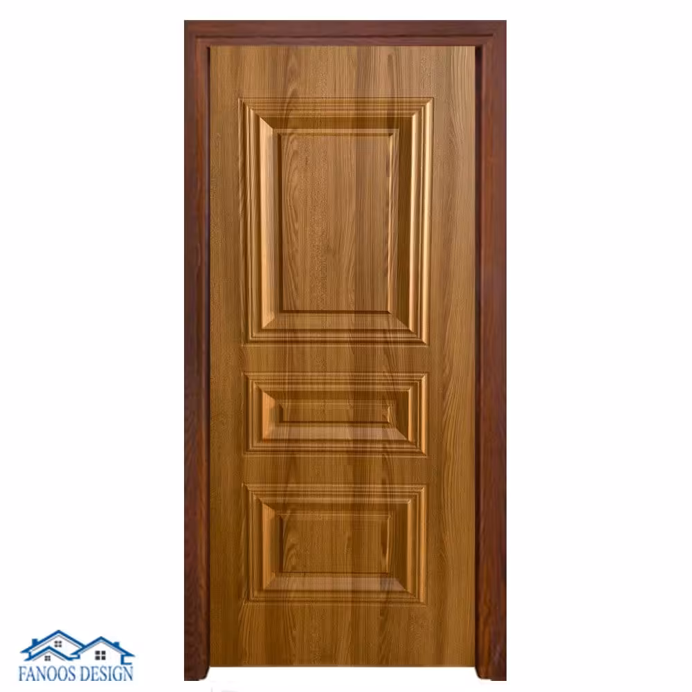 درب لوکس برجسته وکیوم گردویی کد 1364