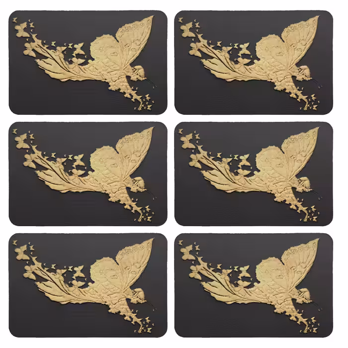 زیربشقابی طرح کلاسیک کد 8844 بسته 6 عددی | کالا مکس