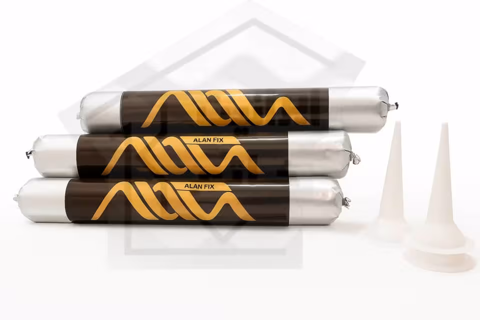 چسب پلی یورتان سوسیسی 720 گرم آلان فیکس ( کارتن 12 تایی ) ( 10 کارتن به بالا )