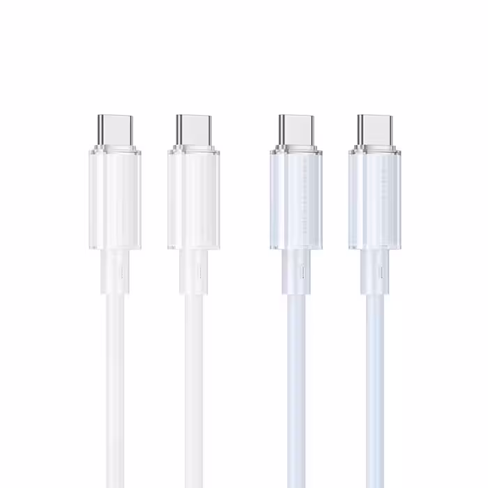 کابل شارژ 60 وات USB-C به USB-C بروفون مدل BX112 طول 1 متر