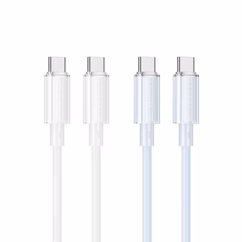 کابل شارژ 60 وات USB-C به USB-C بروفون مدل BX112 طول 1 متر