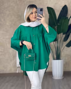 پانچو زنانه داکرون مدل خفاشی اسکودا