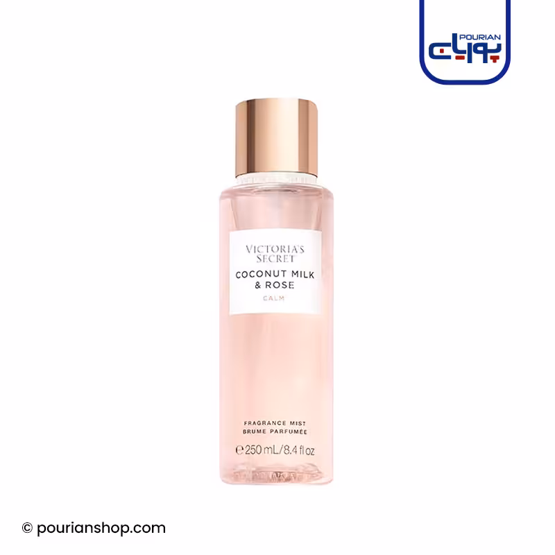 بادی اسپلش شیر نارگیل و گل رز ویکتوریا سکرت 250میل _ Victoria Secret Coconut Milk and Rose