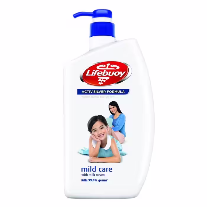 شامپو بدن لایف بوی Lifebuoy مدل mild care حجم 1 لیتر