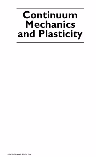 خرید و دانلود نسخه کامل کتاب Continuum Mechanics and Plasticity