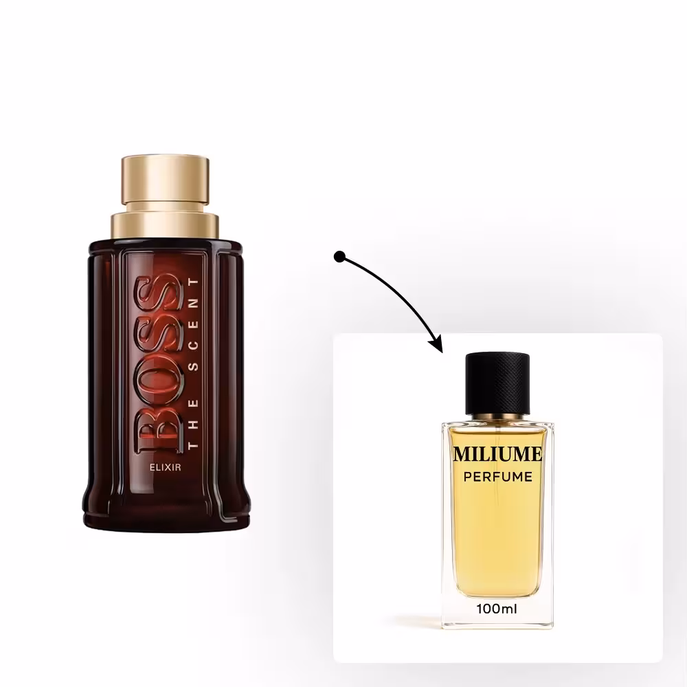 اسانس عطر Hugo Boss The Scent Elixir برند Argeville - کد 1093 - هوگو بوس د سنت الکسیر 100ML - میلیوم پرفیوم