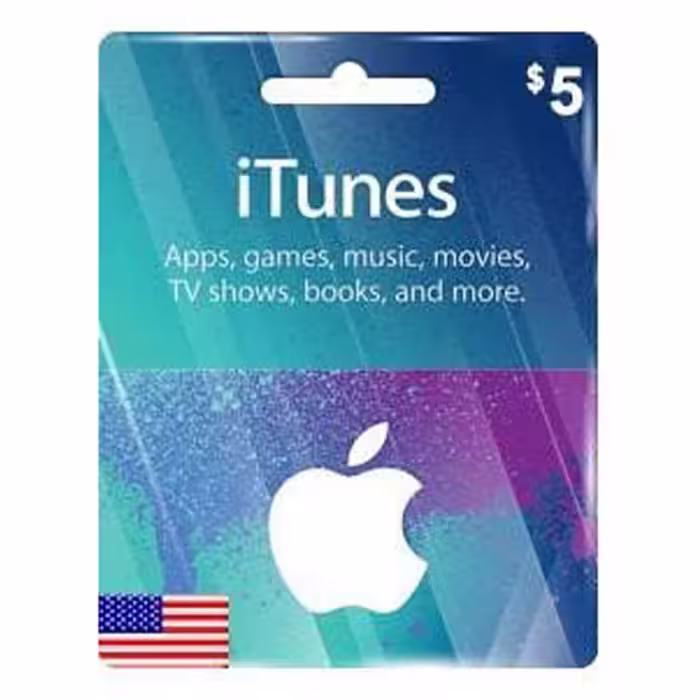 Apple iTunes Card $5 US