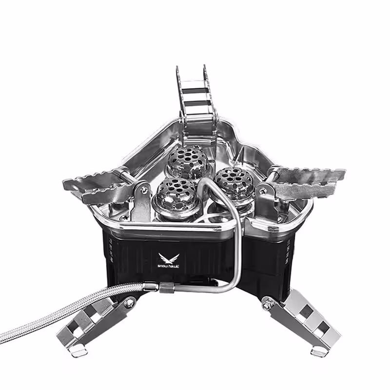 سرشعله مسافرتی سه مشعل شلنگ دار اسنوهاک مدل B19