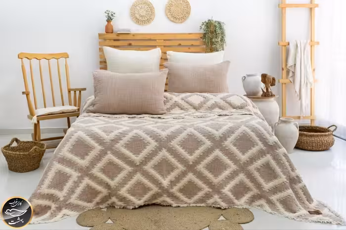 روتختی دونفره برجسته (3تکه) Sonia