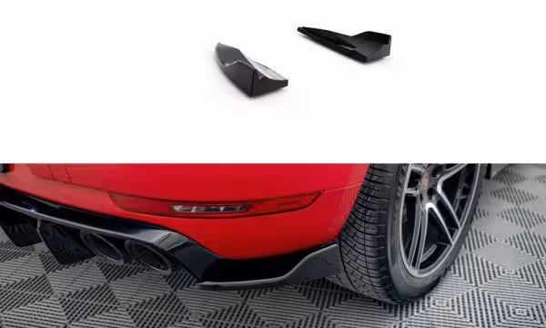 Rear Side Splitters V.2 Porsche Macan GTS / Sport Design Mk1 Facelift