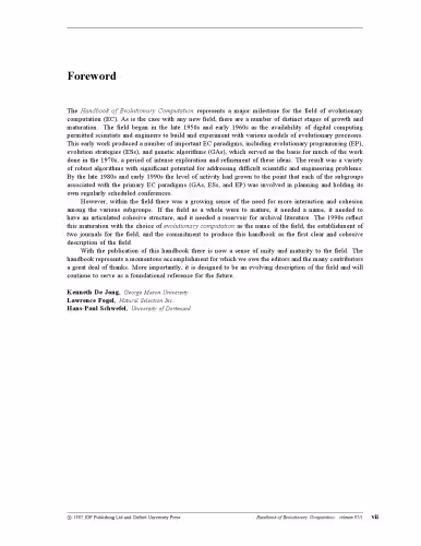 خرید و دانلود نسخه کامل کتاب Handbook of Evolutionary Computation (Computational Intelligence Library)