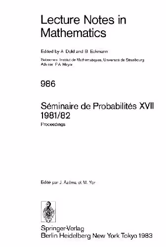 خرید و دانلود نسخه کامل کتاب Seminaire de Probabilits XVII 1981/82