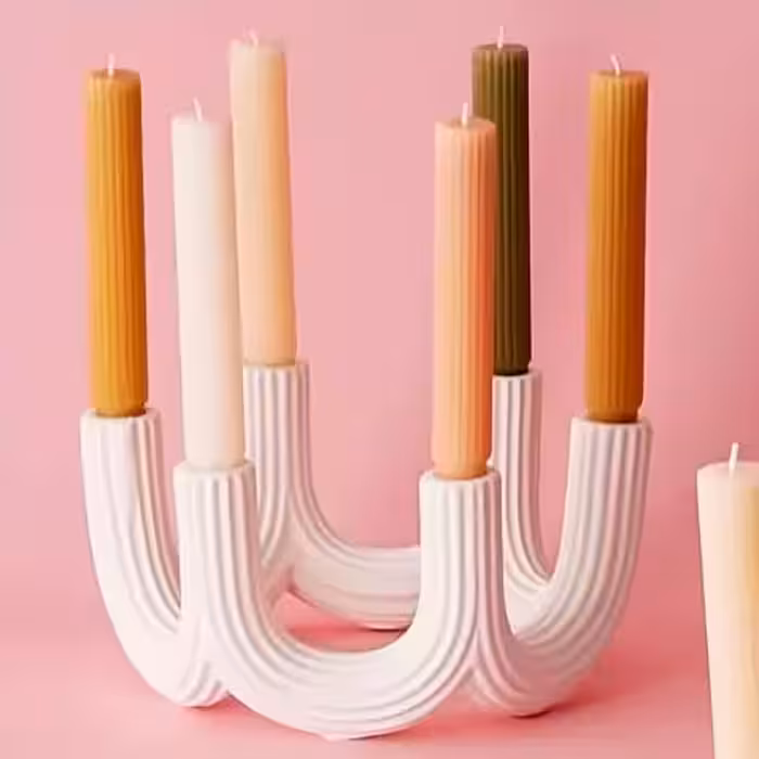 شمعدان شش شعله اقلیما شمعدون شیاردار