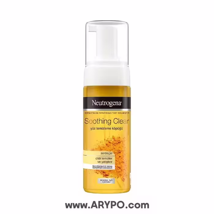 فوم شستشوی صورت عصاره زردچوبه نوتروژینا Soothing Clear