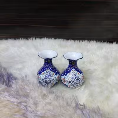 گلدان میناکاری روی مس مناسب هدیه