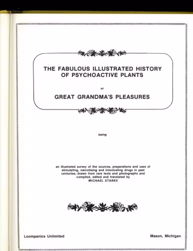 خرید و دانلود نسخه کامل کتاب The Fabulous Illustrated History of Psychoactive Plants
