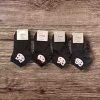 جوراب مچی کارت طوسی همستر بوکله