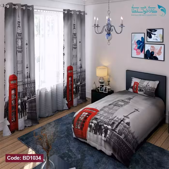 روتختی طرح برج ساعت بیگ بن یکنفره کد BD1034