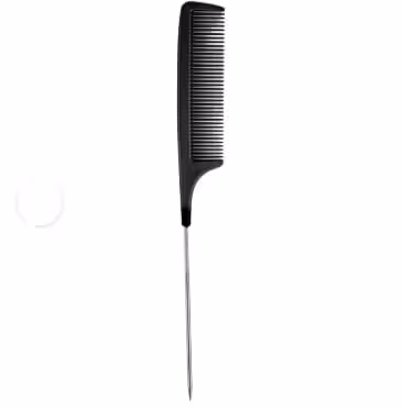 شانه دم فلزی مشکی CCLI CARBON کد 1107