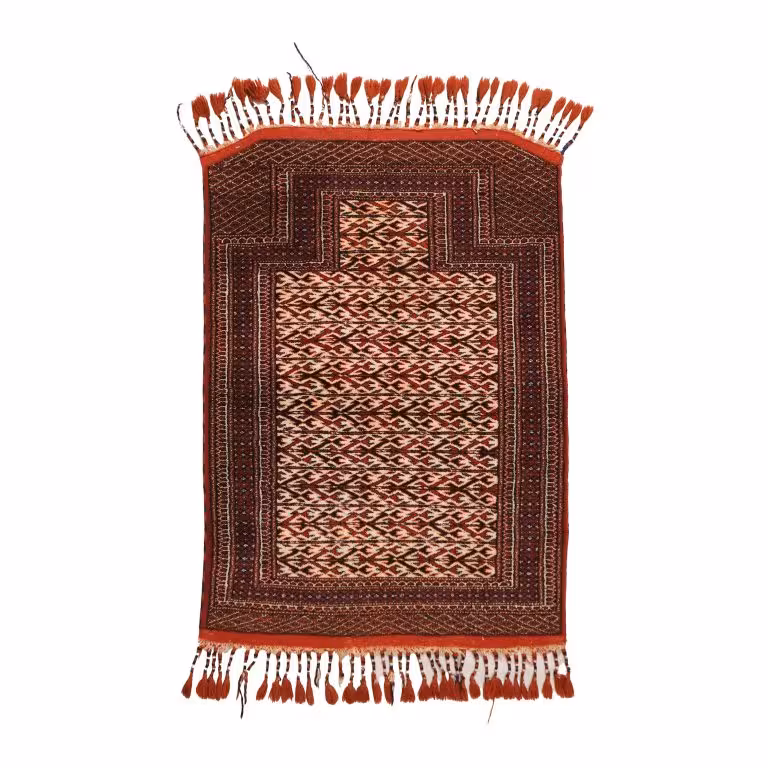 فرش قدیمی دستباف نیم متری کد 4030574