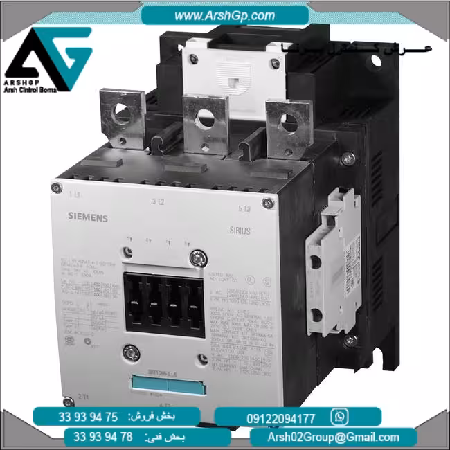 کنتاکتور 132 کیلو وات 2باز  2بسته مدل 3RT1065-6NP36 زیمنس