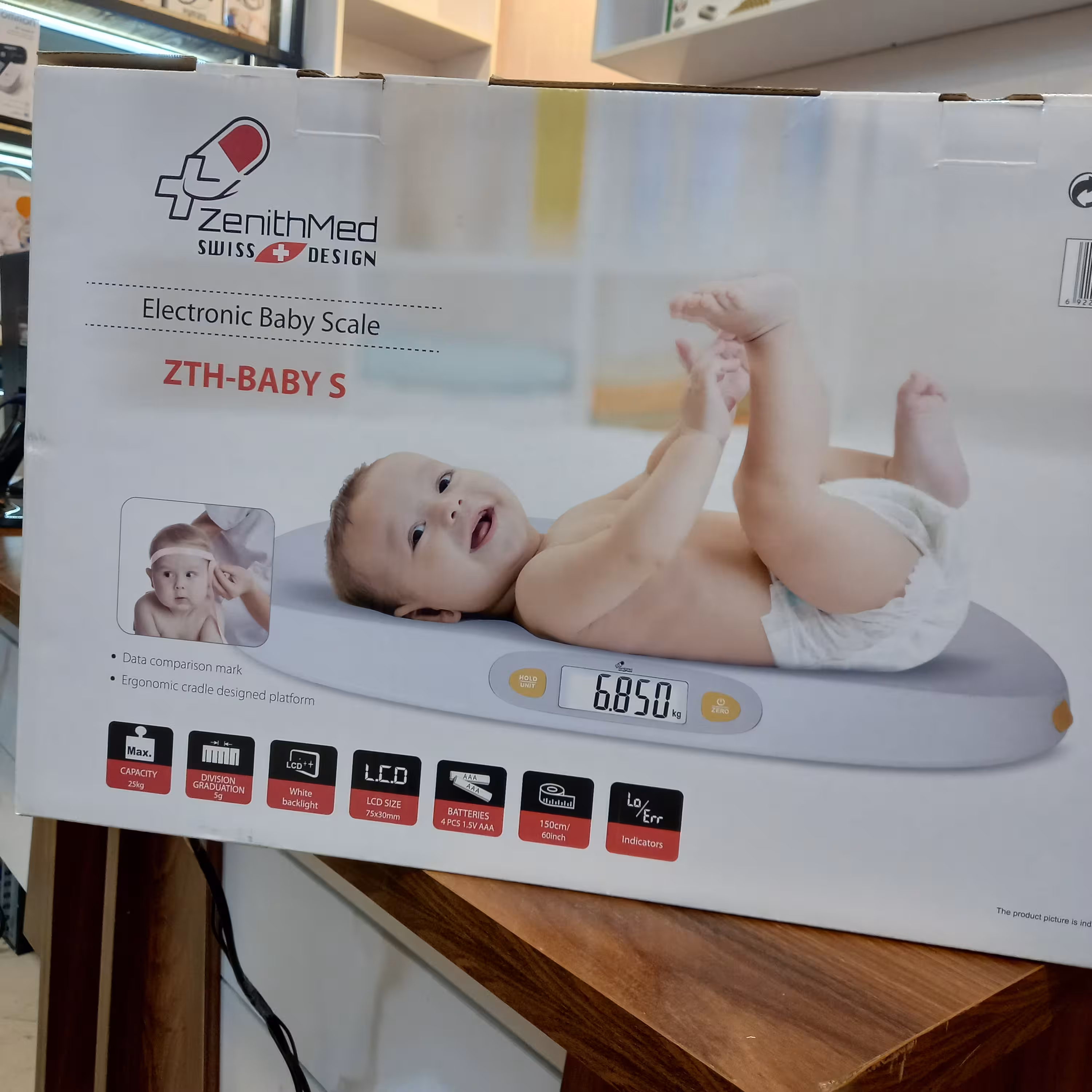 ترازو دیجیتال نوزاد زنیت مد مدل BABY-S