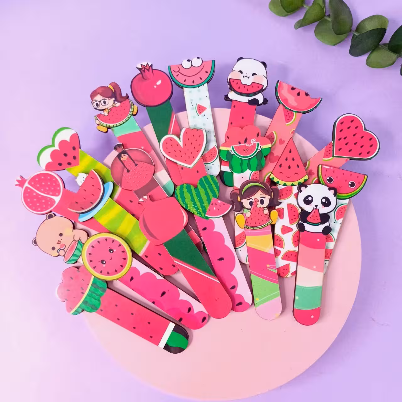 بوک مارک 10 سانتی هندوانه چوبی