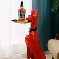 مجسمه سگ (هولدر بشقاب)