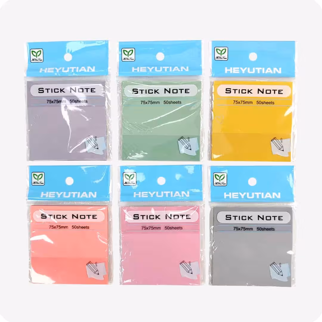 استیک نوت شفاف پاستلی