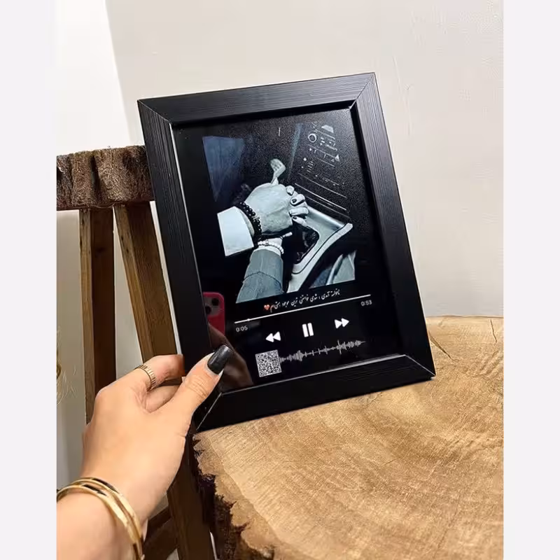 کادو-تابلو موزیکال طرح عکس دستاتون سایز13 در18