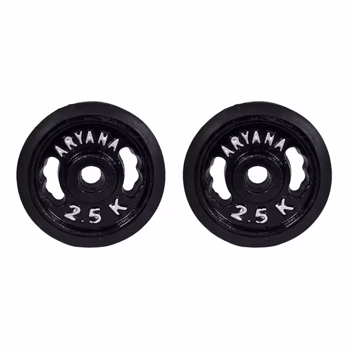 وزنه دمبل آریانا مدل A25 وزن 2.5 کیلوگرم بسته 2 عددی