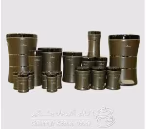 سرویس کمرباریک 8 پارچه نقره ای درب استیل یونیک مدل UN-4535