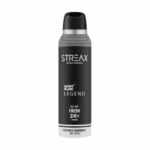 اسپری خوشبو کننده بدن استریکس رایحه MONT BLANC LEGEND جحم 200 میل