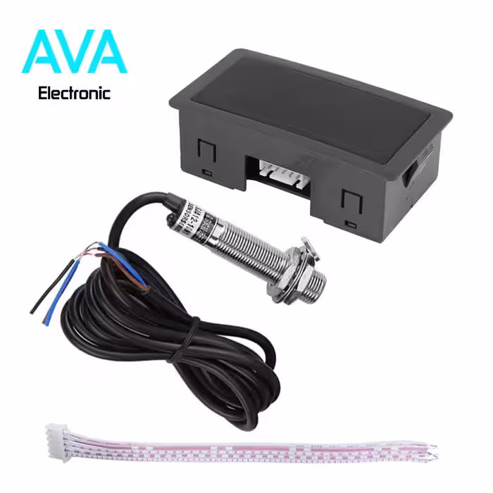 ماژول تاکومتر – سرعت سنج دیجیتال به همراه سنسور مجاورت القایی