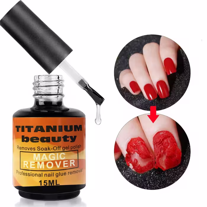 ریموور ژل ناخن تیتانیوم 15 میل