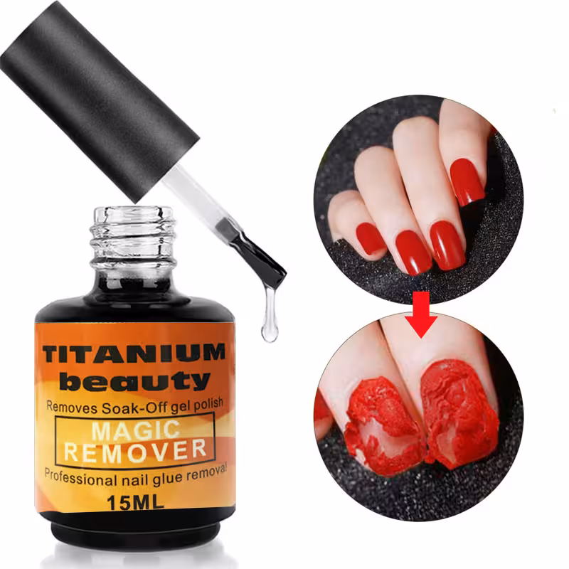 ریموور ژل ناخن تیتانیوم 15 میل