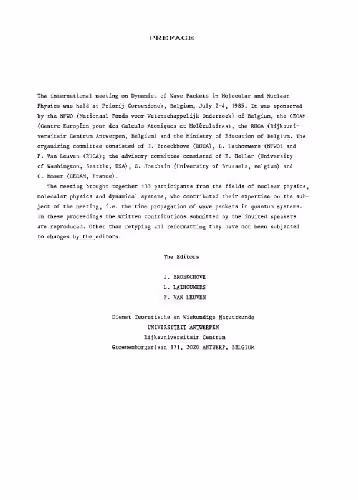 خرید و دانلود نسخه کامل کتاب Dynamics of Wave Packets in Molecular and Nuclear Physics
