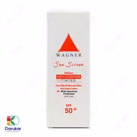 کرم ضد آفتاب رنگی فاقد چربی واگنر با SPF50 مناسب پوست چرب و معمولی