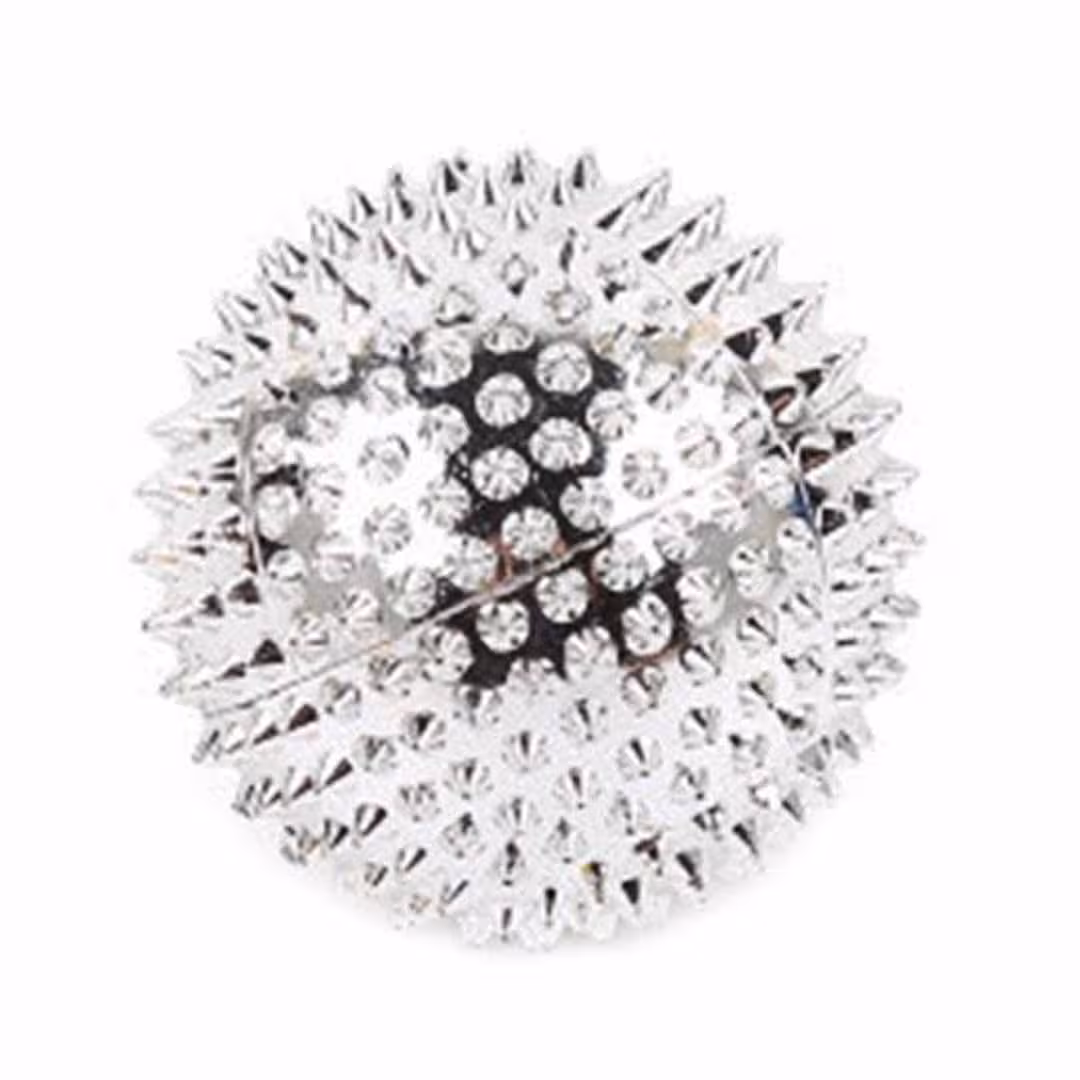 گوی ماساژ نقره ای بزرگ