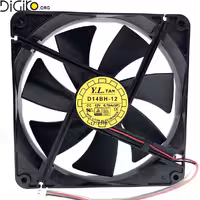 فن 14در14در2.5 12 ولت بلبرینگی