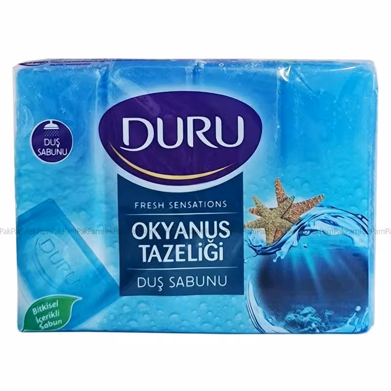 صابون حمام دورو DURU با رایحه اقیانوس بسته 4 عددی