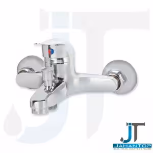 شیر اهرمی حمام کروم کارتریج 40 استاندارد جلگه