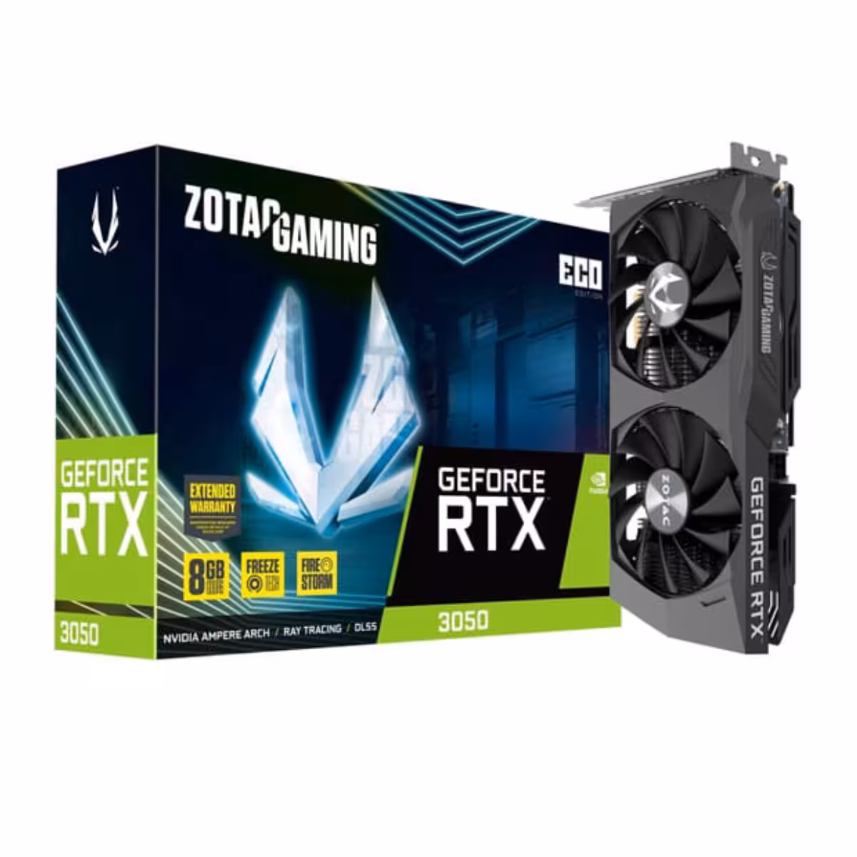 قیمت کارت گرافیک ZOTAC GAMING GEFORCE RTX 3050 ECO 8GB